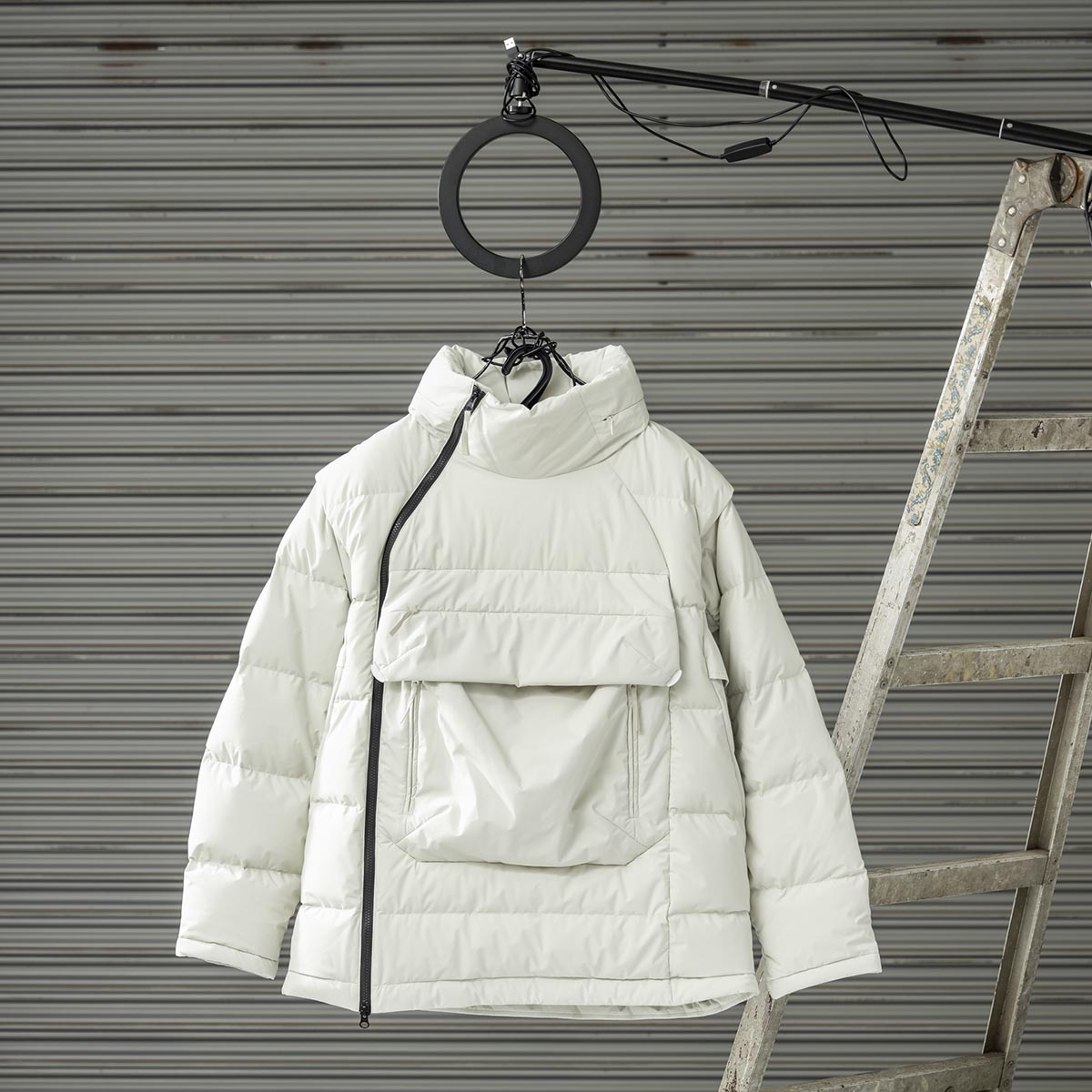 Zak side zip T jacket / Brilliance shade down proof | alk phenix
