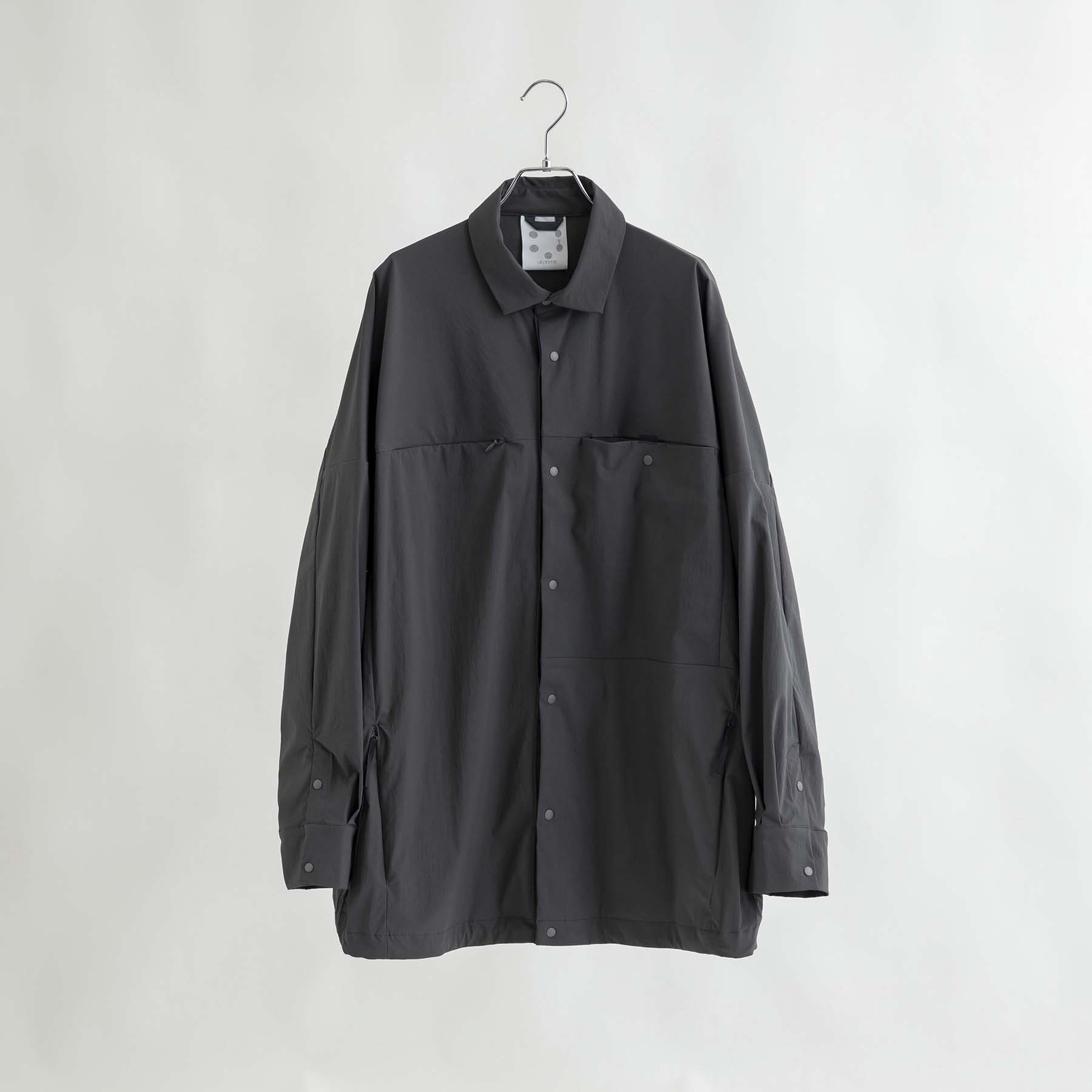 Square Pocket Shirts KAR / karu-stretch taffeta II | alk phenix
